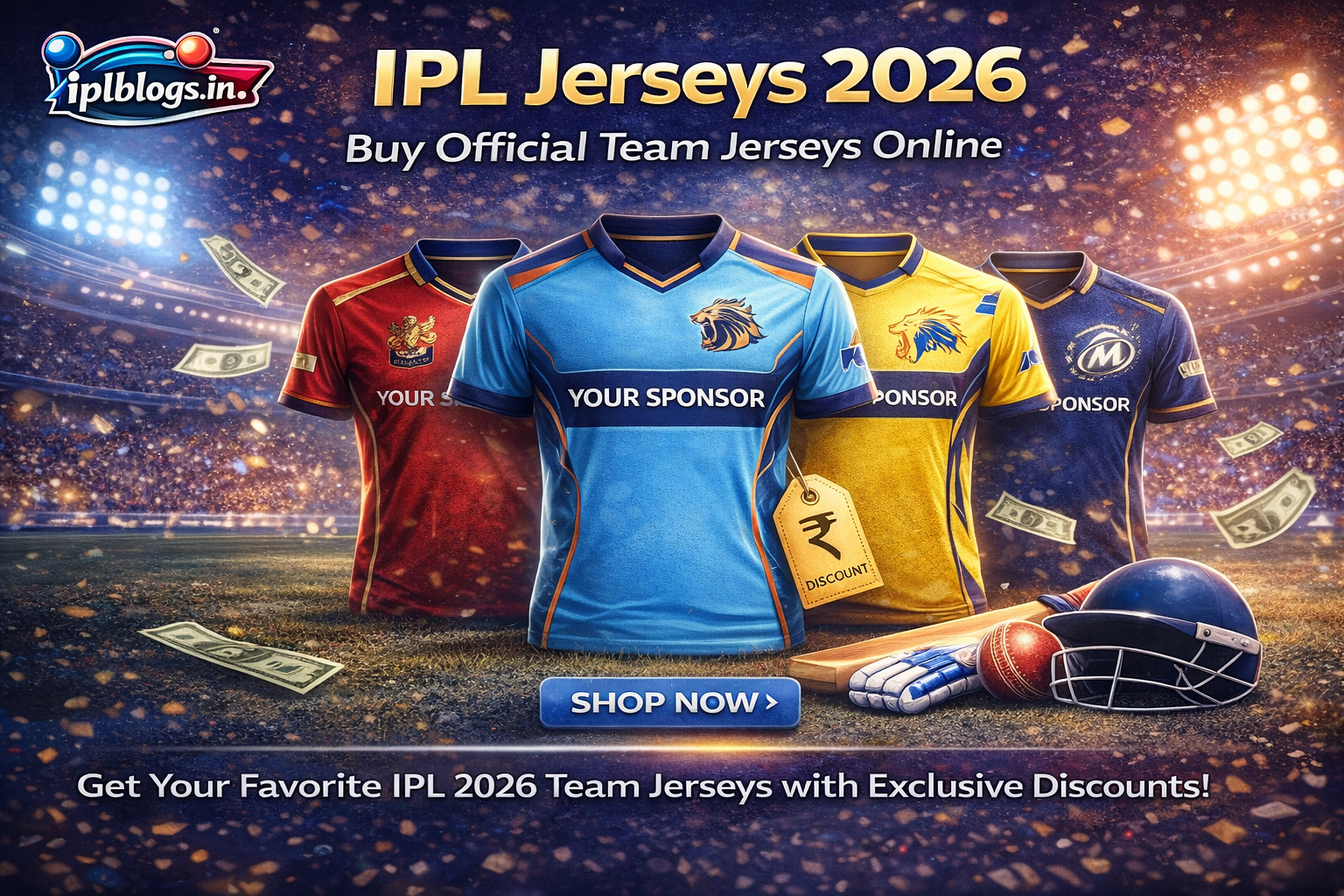 IPL 2026 team jerseys online buy cricket jerseys for all teams