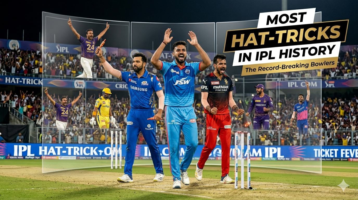 Most hat-tricks in IPL history by Yuzvendra Chahal cricket stumps image